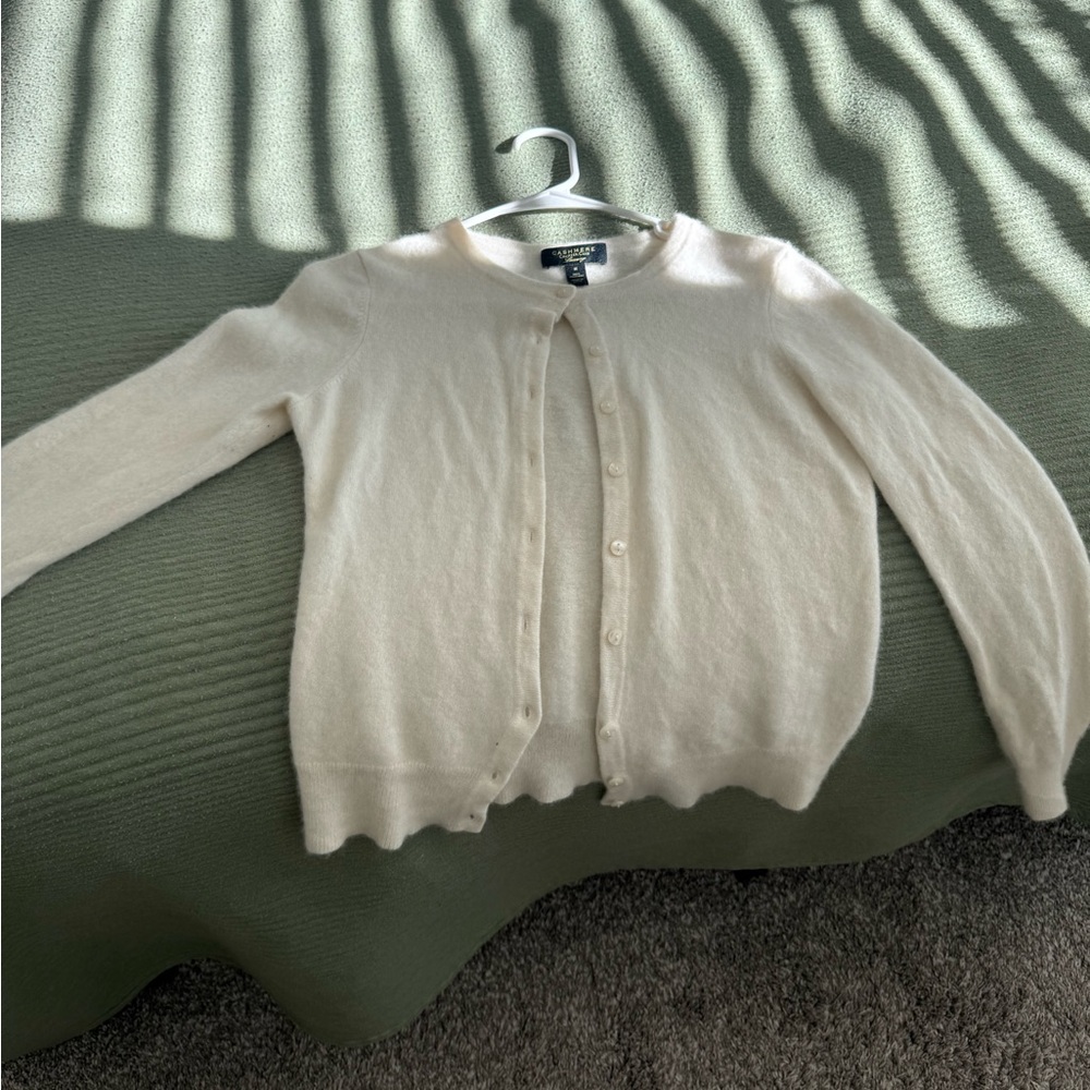 Charter Club Soft Cream Cardigan